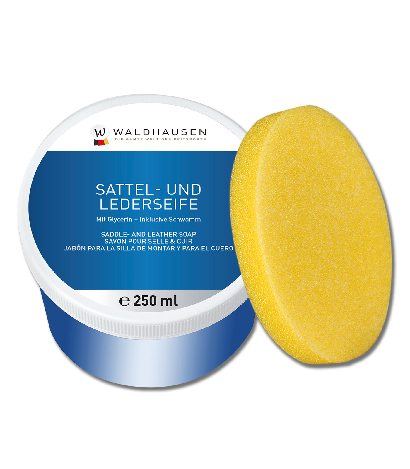 WALDHAUSEN Sattel- & Lederseife in der Dose