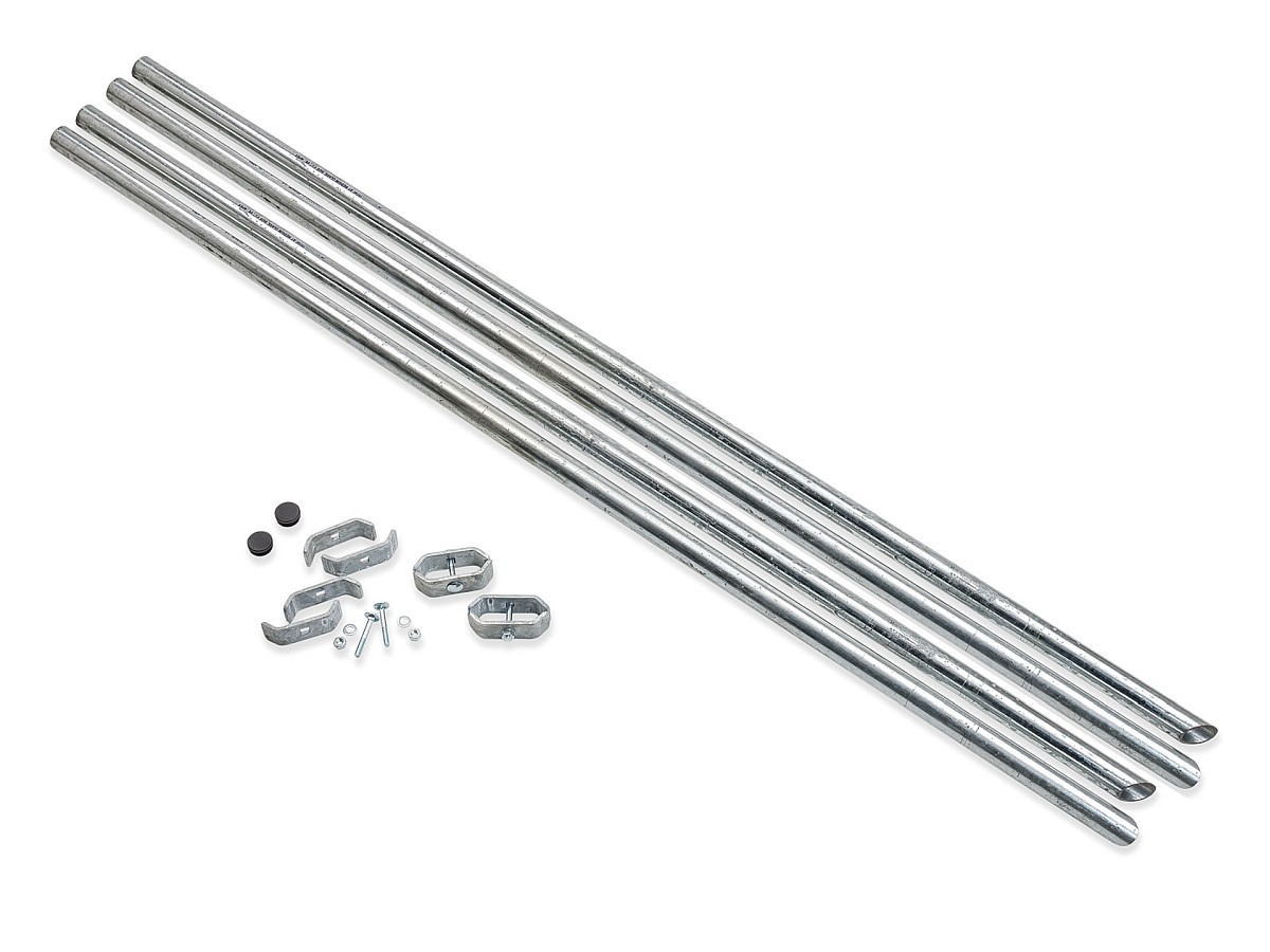 GROWI® Rundbogen-Weideunterstand 7,20 x 3,60 x 3,25 m mit Tor