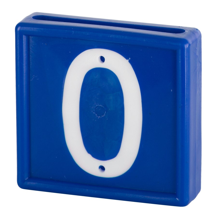 KERBL Nummernblock Standard, blau