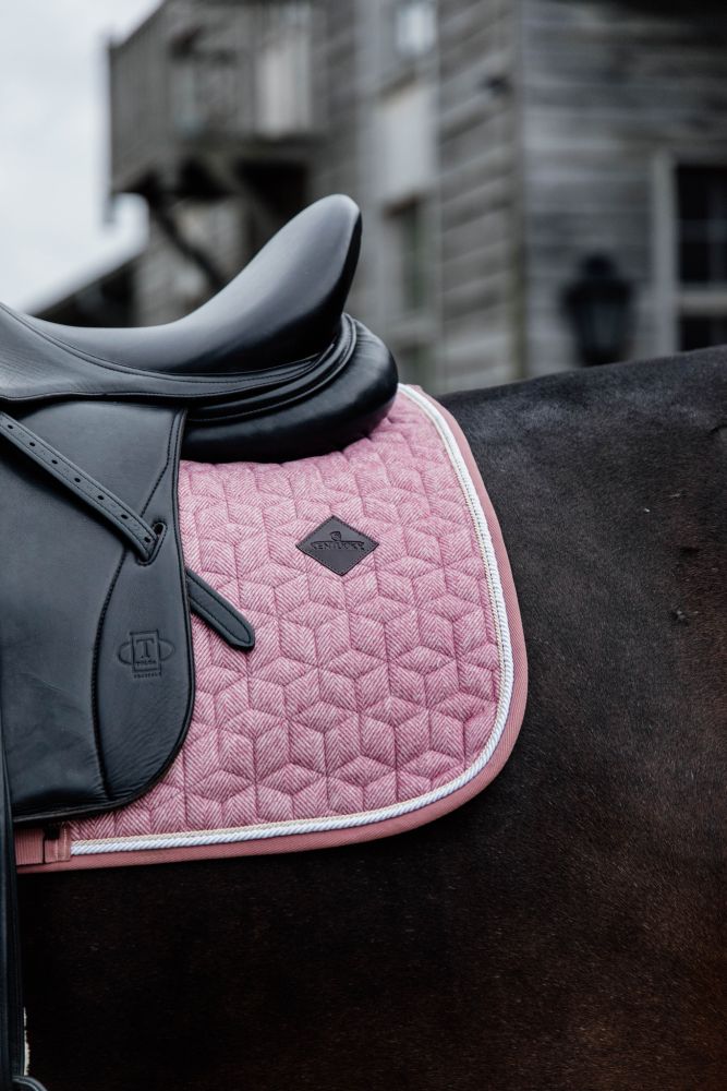KENTUCKY® HORSEWEAR Schabracke Wolle Dressur, altrosa