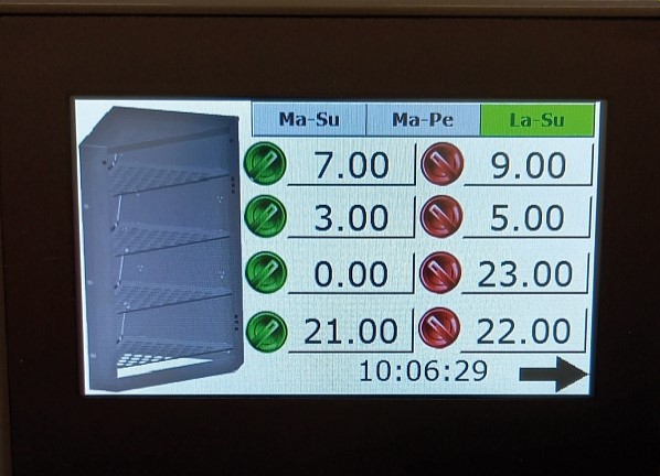 GROWI® Touchscreen-Luxe-Steuerung für Raufutter-Automat Heinätin