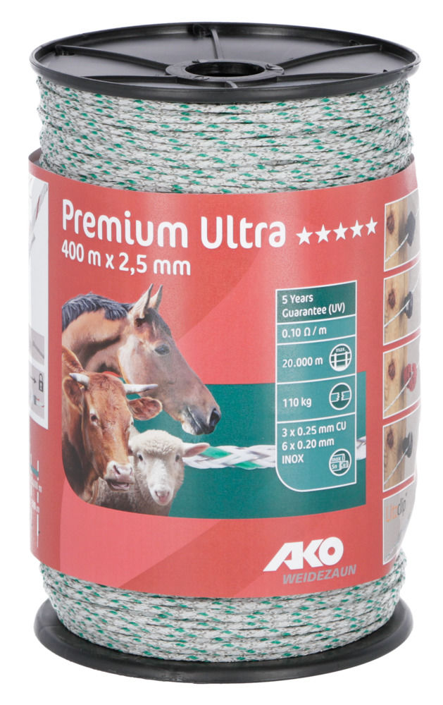 AKO Premium Ultra Weidezaunlitze