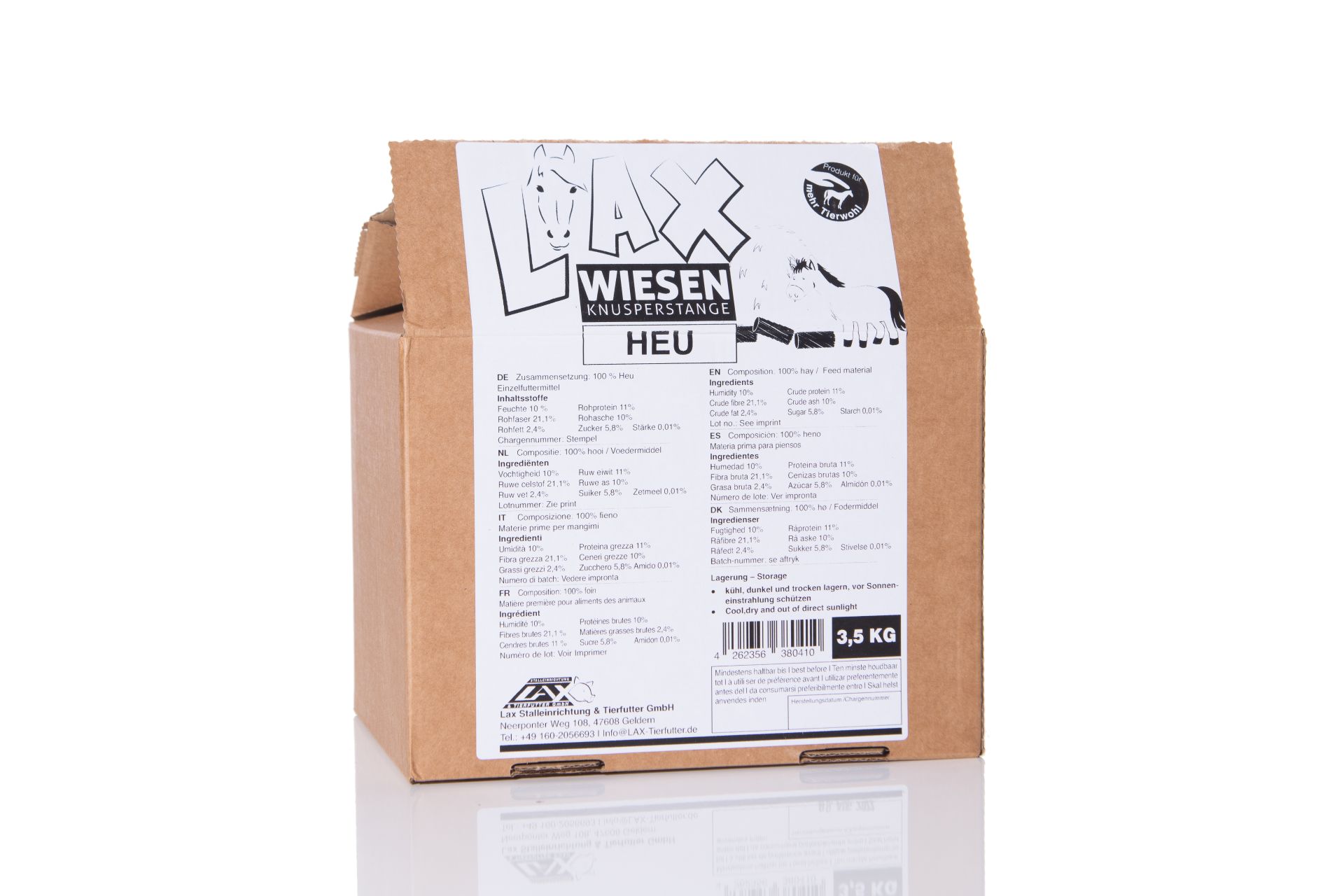 LAX Wiesen Knusperstange Heu