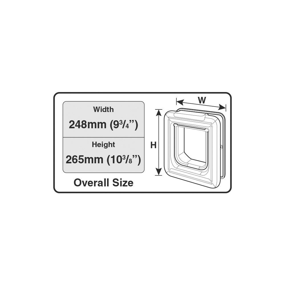 KERBL Cat Mate® Microchip Katzentüre