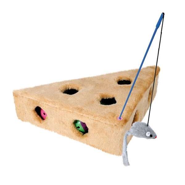 Cats Cheese mit Spielangel + Bällen