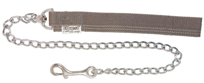 Führzügel Gurt Regular - 75 cm Kette, Chrom