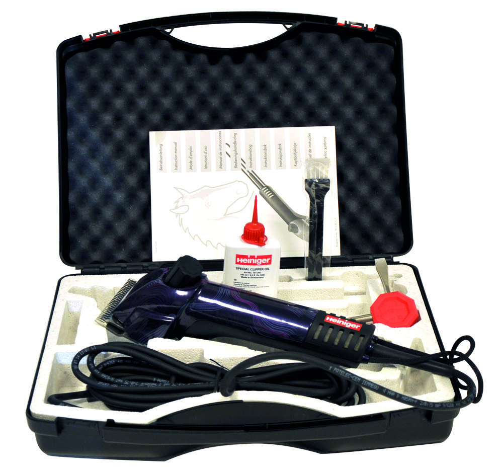 HEINIGER PROGRESS STYLE Pferdeschermaschine mit Messer-Set 31/23
