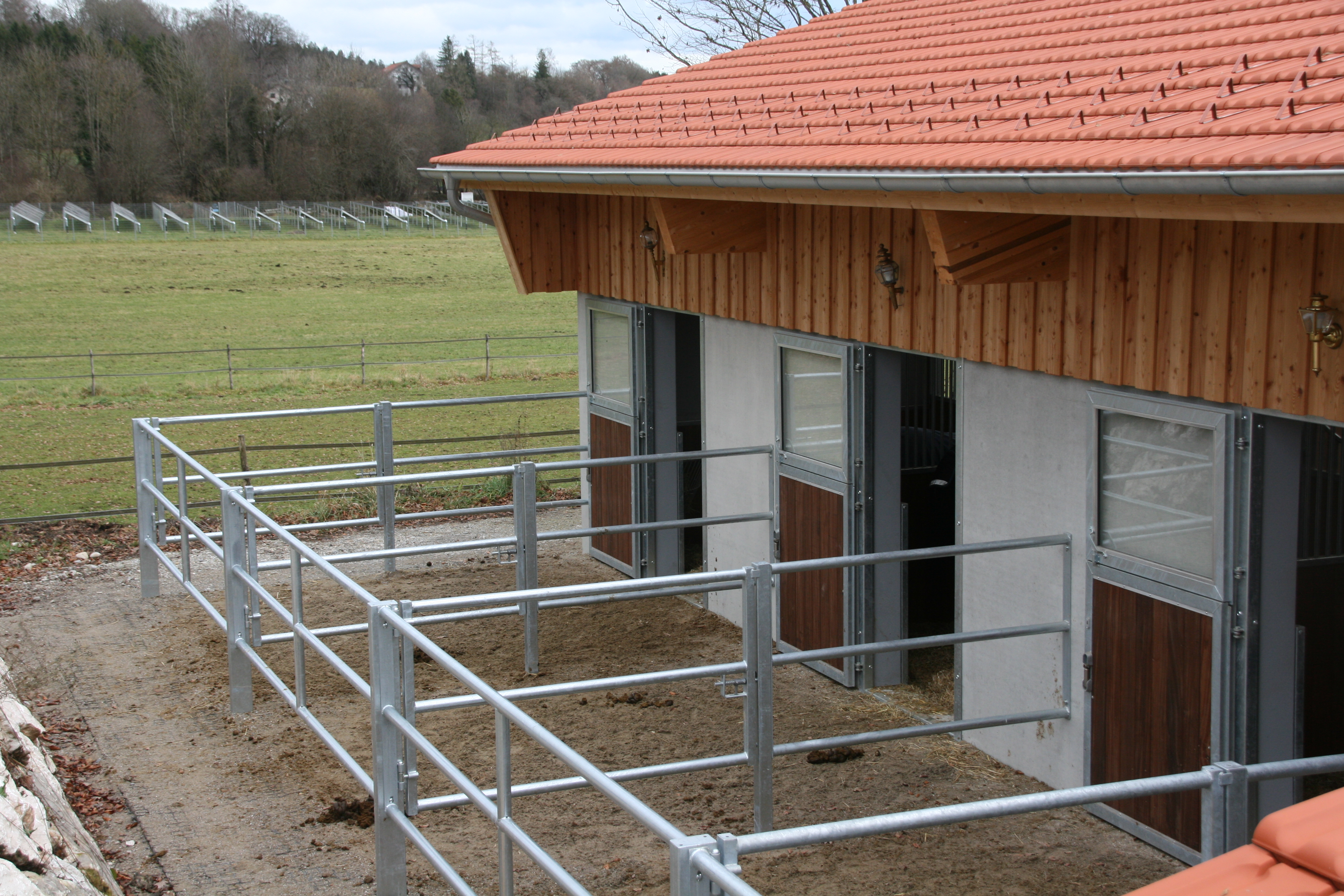 HAU Standard-Stalltür ohne Holzfüllung - Höhe: 2,25 m