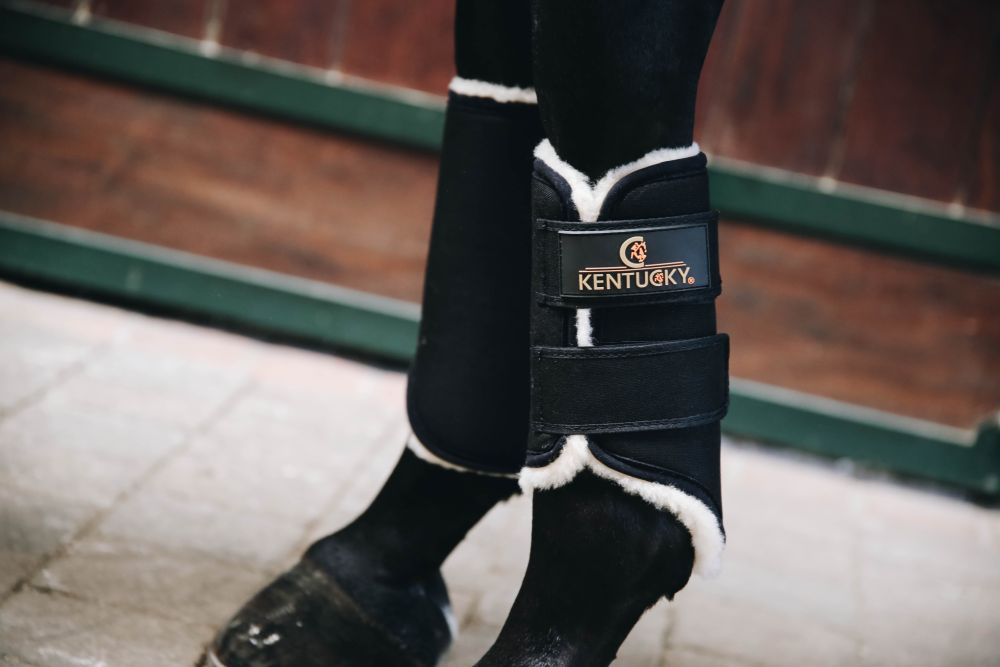 KENTUCKY® HORSEWEAR Gamasche Solimbra vorne, schwarz