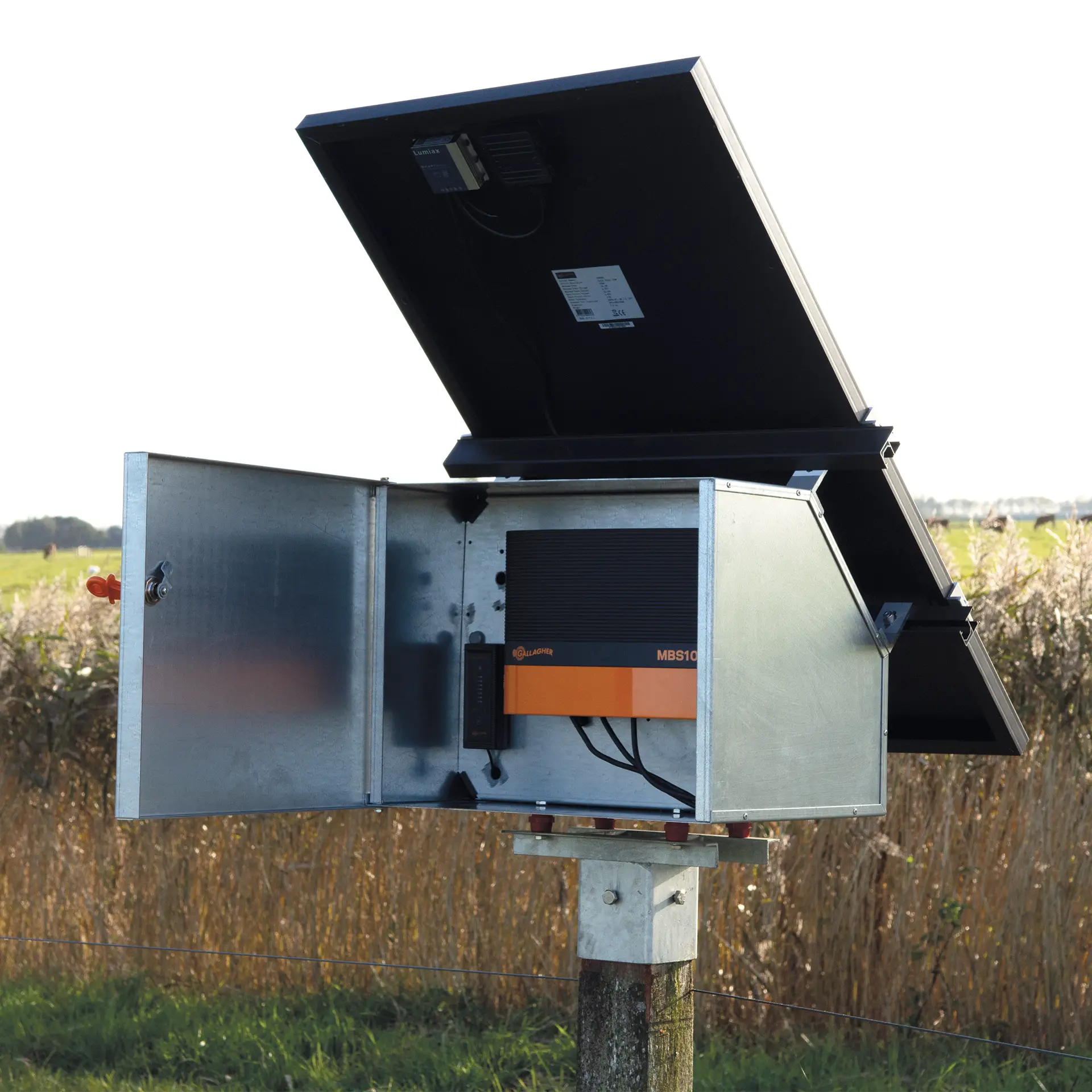 GALLAGHER Einbruchsicherer Solarkasten MBS400
