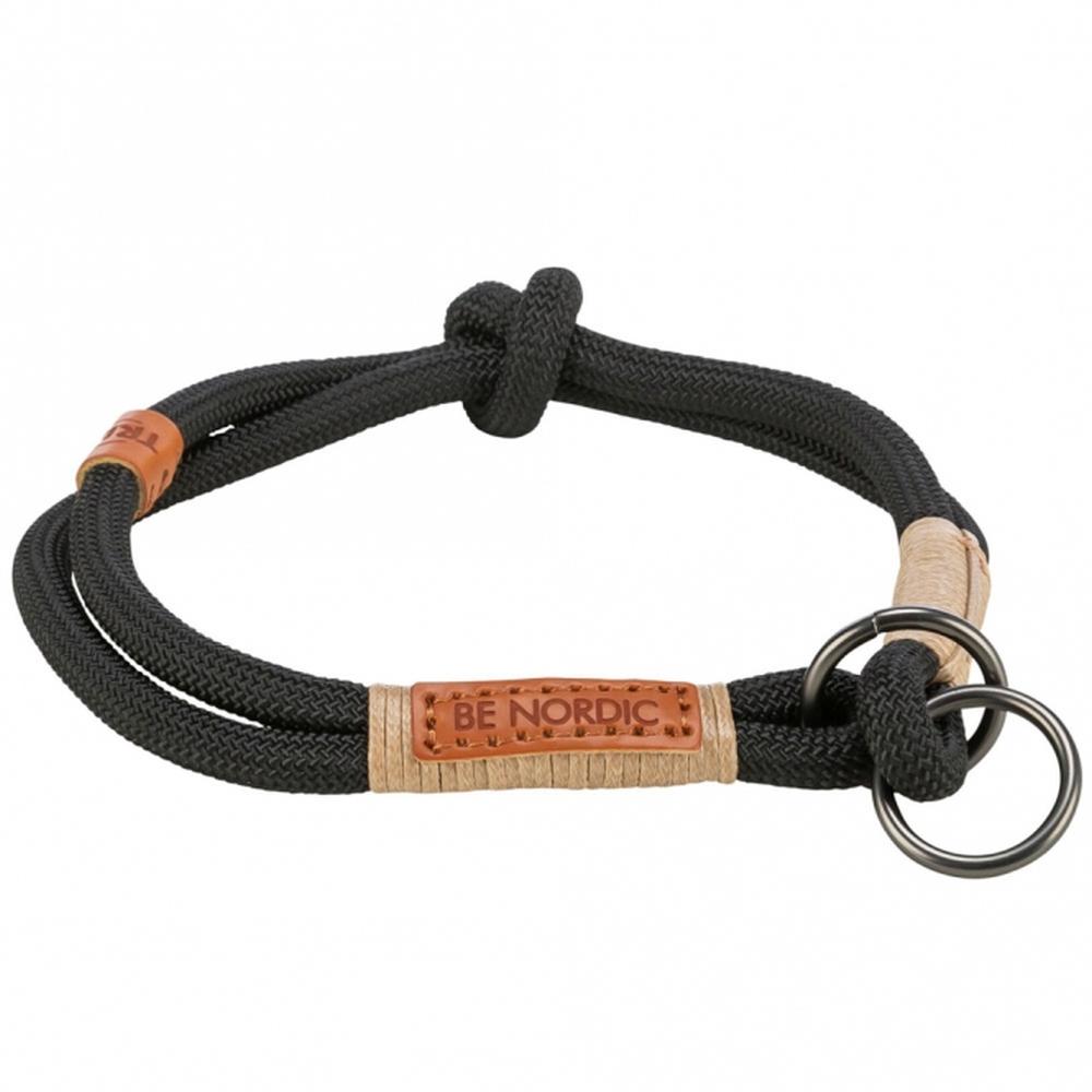 TRIXIE BE NORDIC Zug-Stopp-Halsband, schwarz/sand