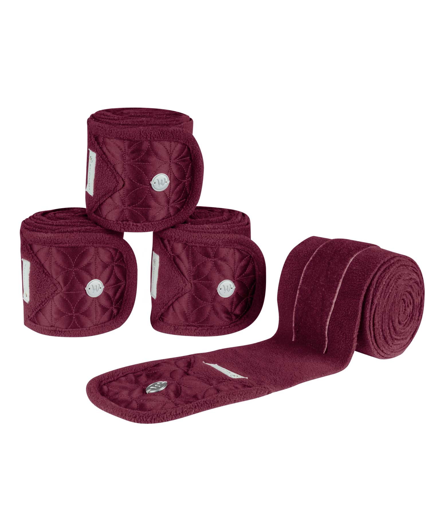 WALDHAUSEN Fleecebandagen Rom, 4er Set, samtrot