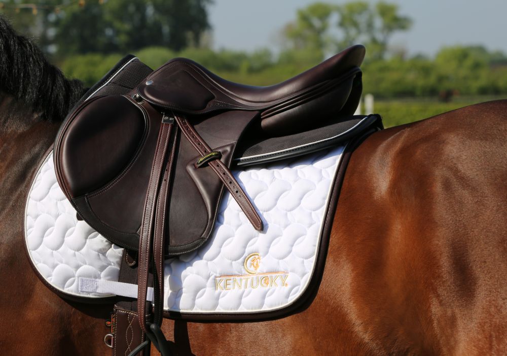KENTUCKY® HORSEWEAR Sattelpad Anatomic Absorb, schwarz/schwarz