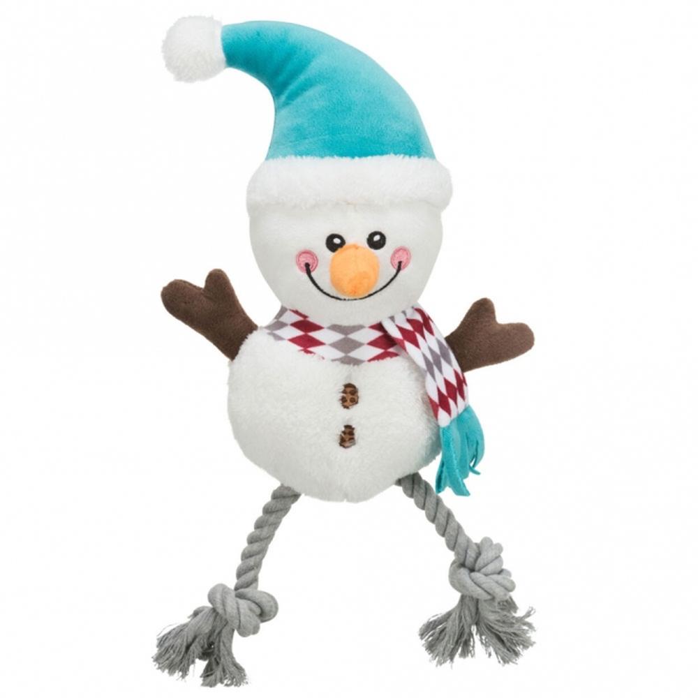 TRIXIE Xmas Spielzeug Schneemann mit Stimme