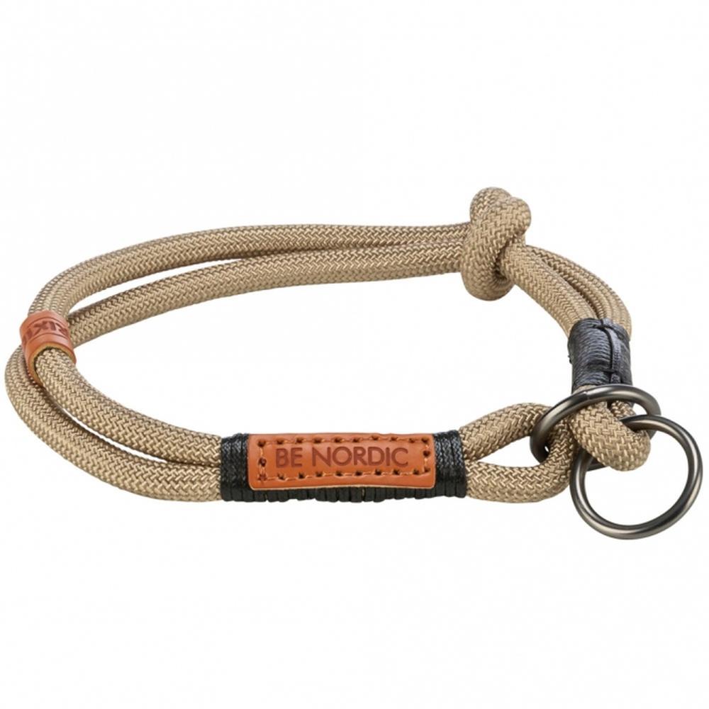 TRIXIE BE NORDIC Zug-Stopp-Halsband, sand/schwarz