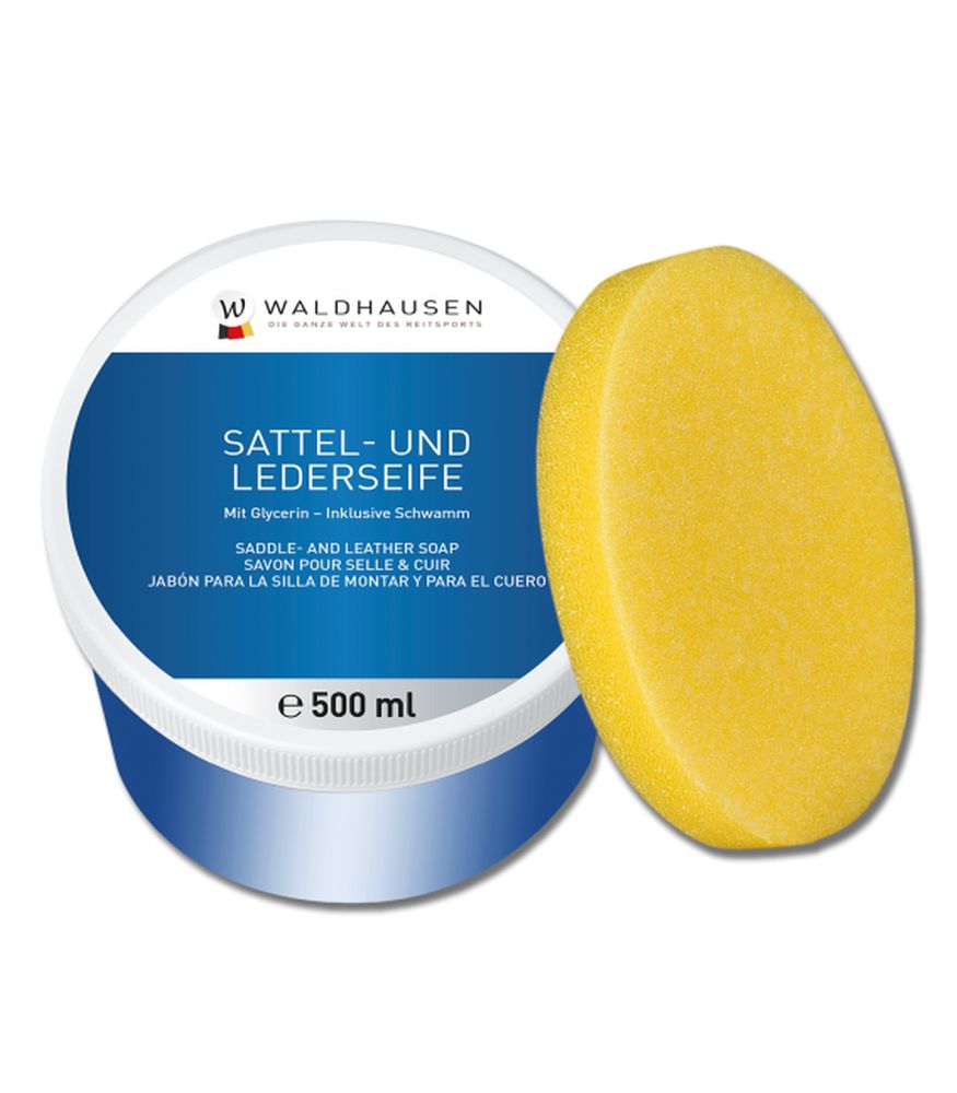 WALDHAUSEN Sattel- & Lederseife in der Dose