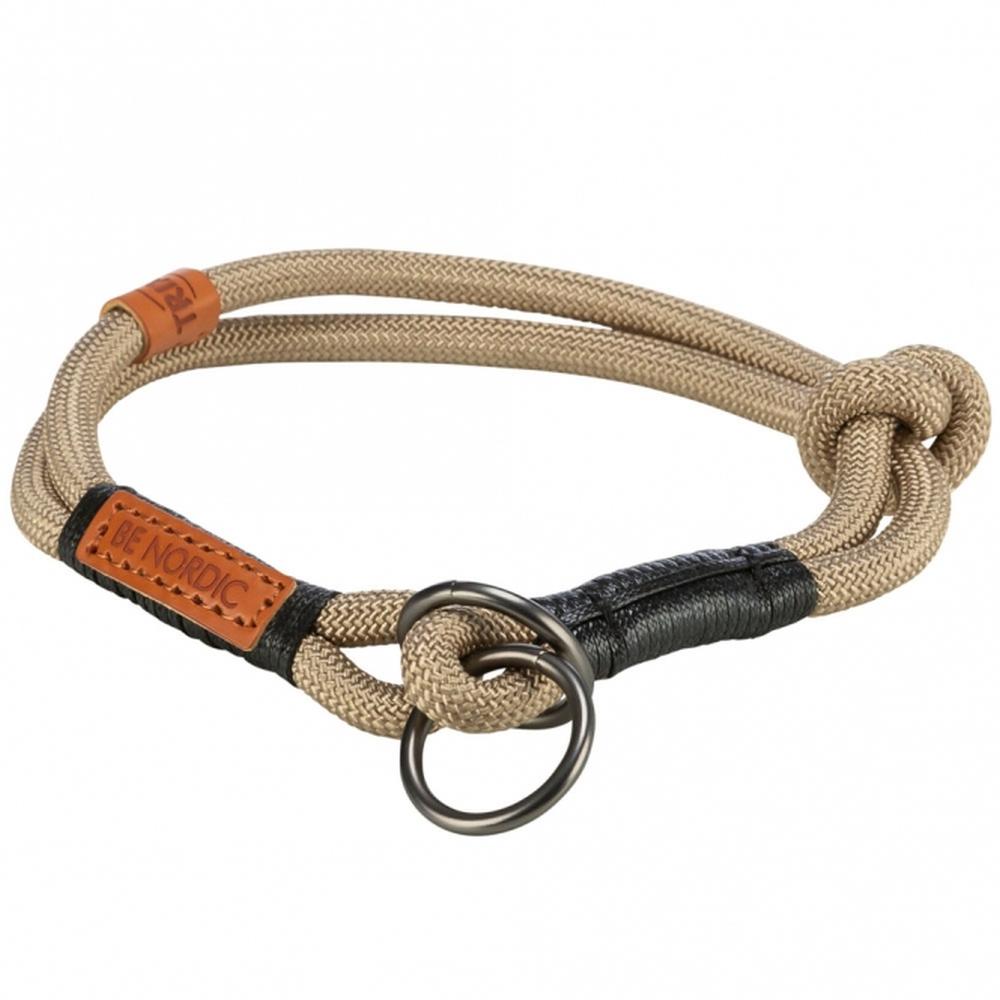 TRIXIE BE NORDIC Zug-Stopp-Halsband, sand/schwarz