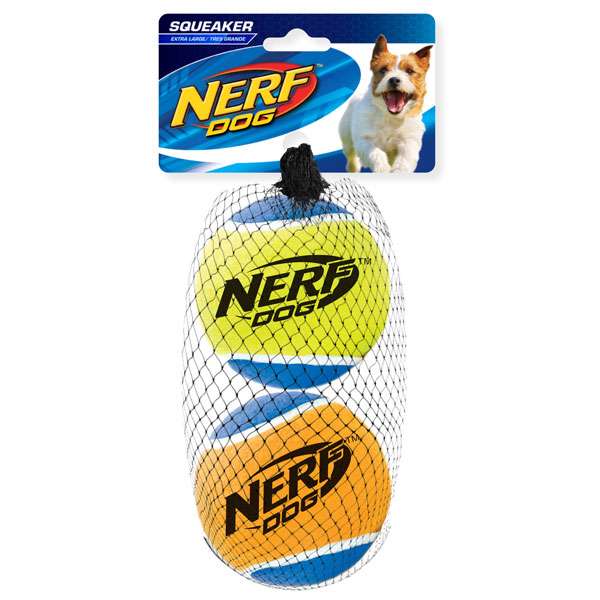 NERF DOG Tennisball mit Quietscher 
