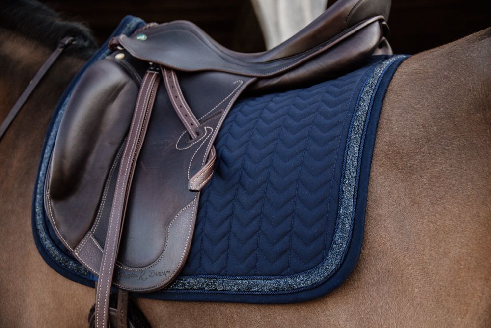 KENTUCKY® HORSEWEAR Schabracke Glitter Stone Dressur, marine