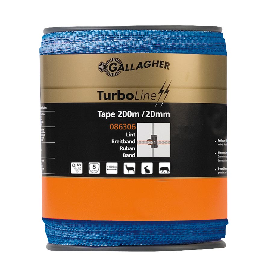 Gallagher TurboLine Breitband 20 mm 200 m blau