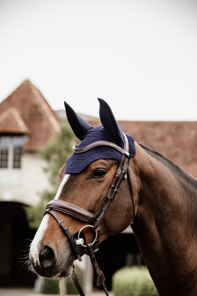 KENTUCKY® HORSEWEAR Fliegenhaube Wellington, marine
