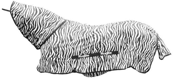 KERBL Fliegendecke RugBe Zebra inkl. Halsteil