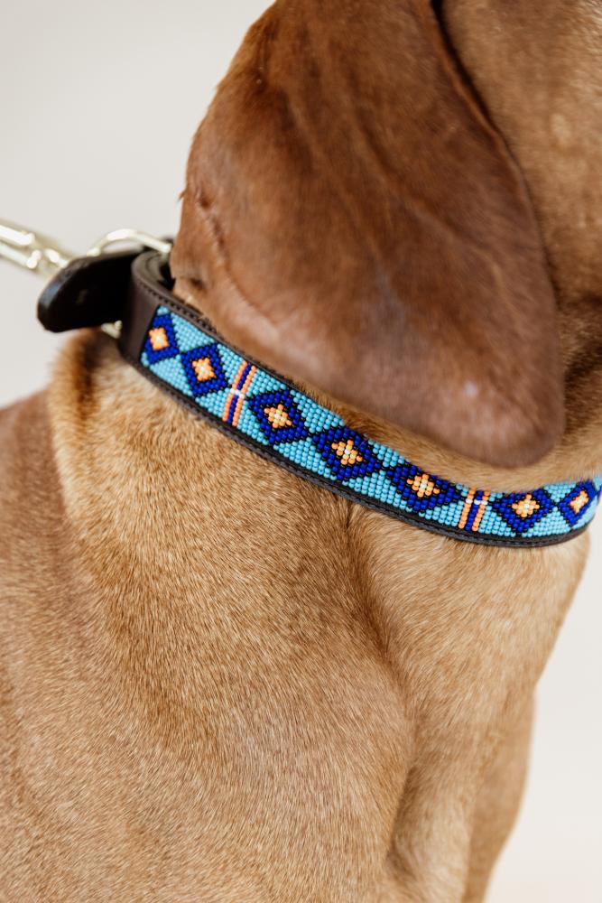 KENTUCKY® DOGWEAR Hundehalsband Pearls, blau