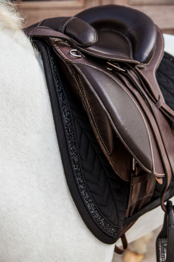 KENTUCKY® HORSEWEAR Pony-Schabracke Glitter Stone Springen, schwarz