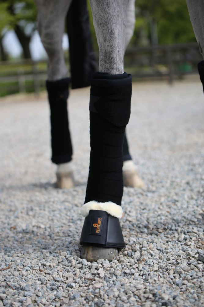 KENTUCKY® HORSEWEAR Woll-Bandagen, 4er-Set, schwarz