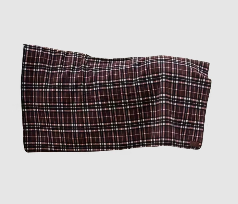 KENTUCKY® HORSEWEAR Fleecedecke Square Heavy, braun kariert