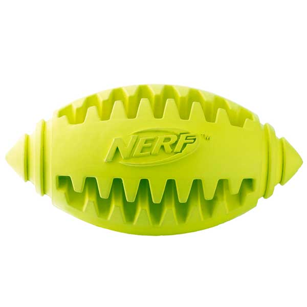 NERF DOG Teether Football zur Zahnpflege 