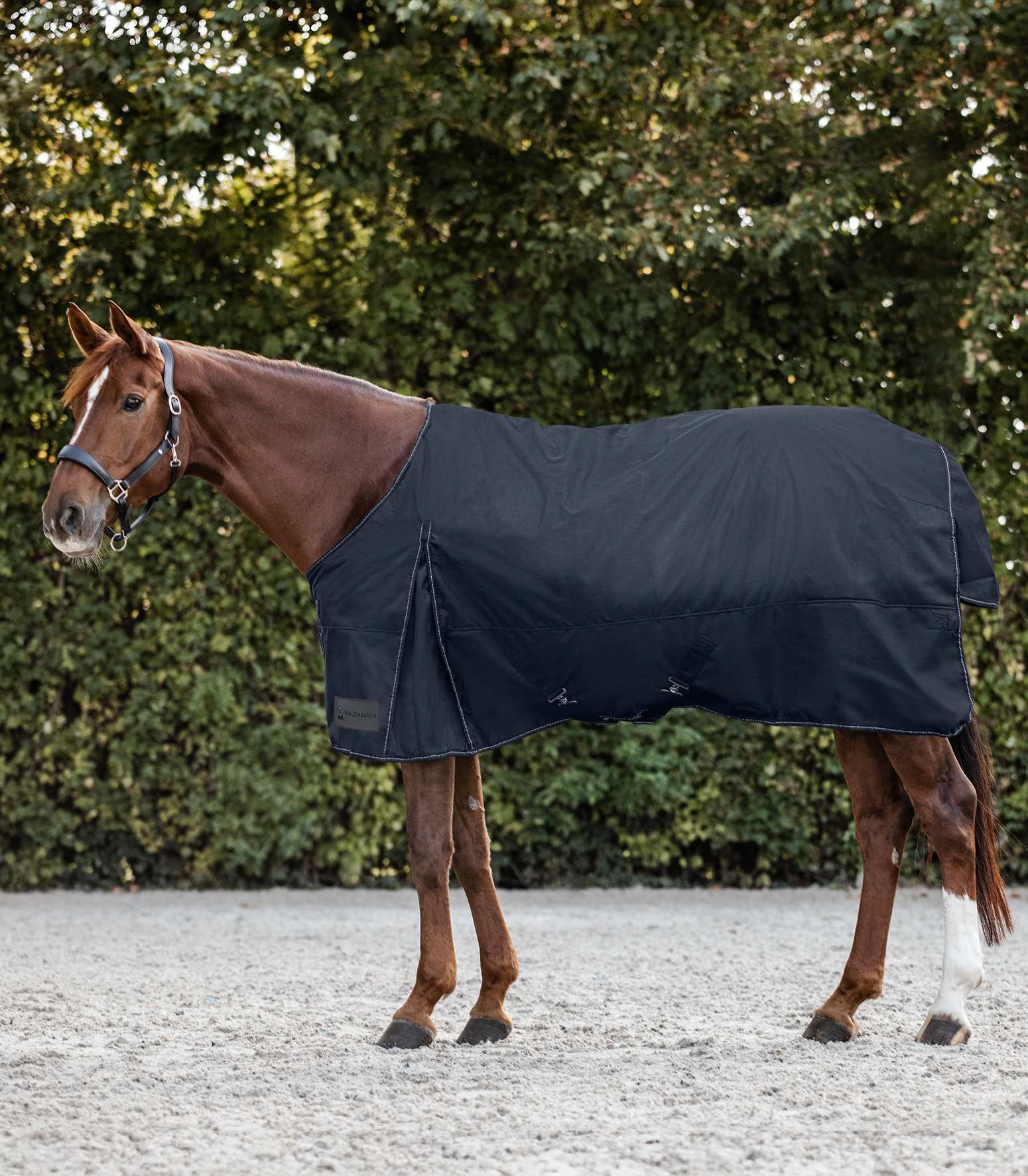 WALDHAUSEN NORDIC Outdoordecke, Fleece, nachtblau 