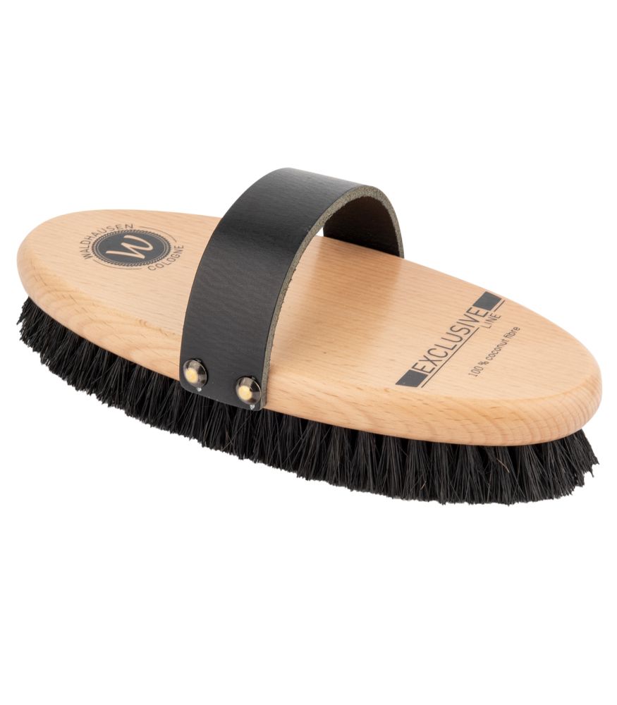 WALDHAUSEN Exclusive Line Pferdekardätsche, 100 % Cocos Borsten, 21 cm