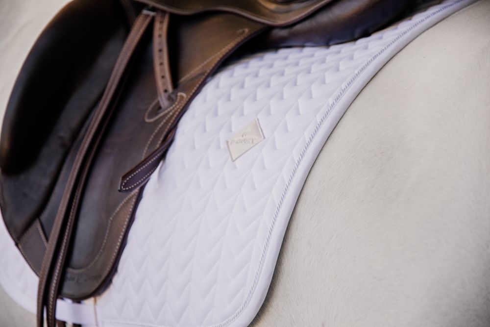 KENTUCKY® HORSEWEAR Schabracke Fishbone Dressur, weiß