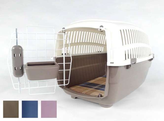 Transportbox Voyager Luxus mit Kissen + Napf 