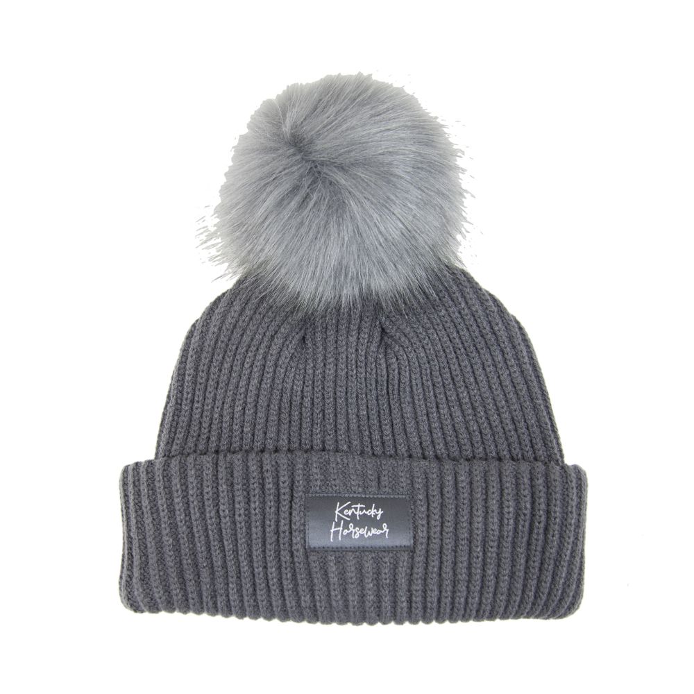 KENTUCKY® HORSEWEAR Mütze Bommel, grau