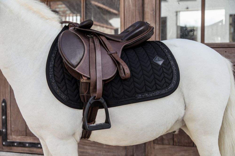 KENTUCKY® HORSEWEAR Pony-Schabracke Glitter Stone Springen, schwarz