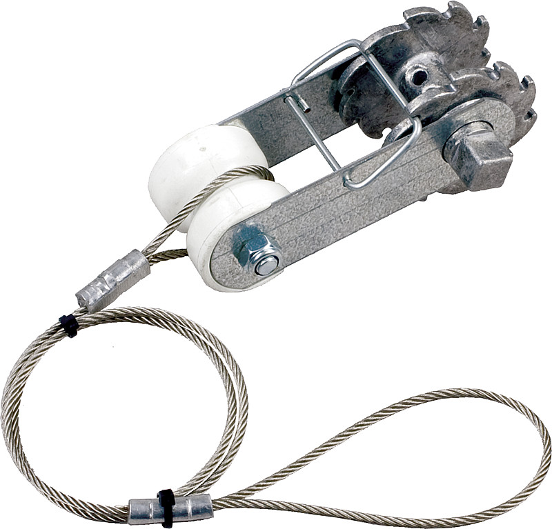 PATURA Ratschenspanner mit Isolator und Seil 