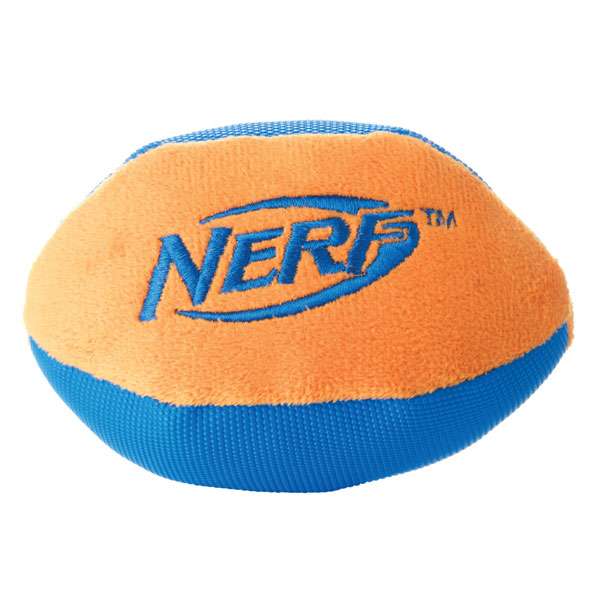 NERF DOG Ultraplush Trackshot Football 