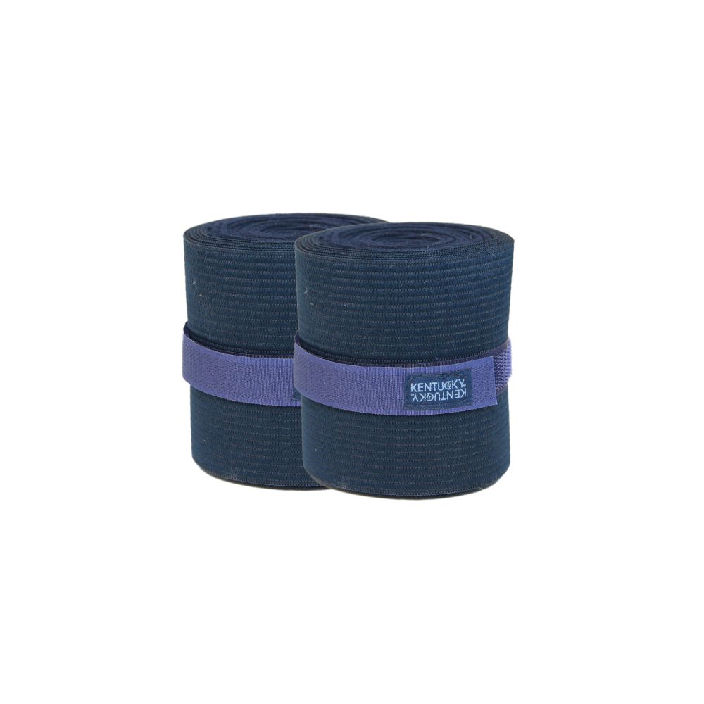 KENTUCKY® HORSEWEAR Polar Fleece- und Elastik-Bandagen, 2 er-Set, marine