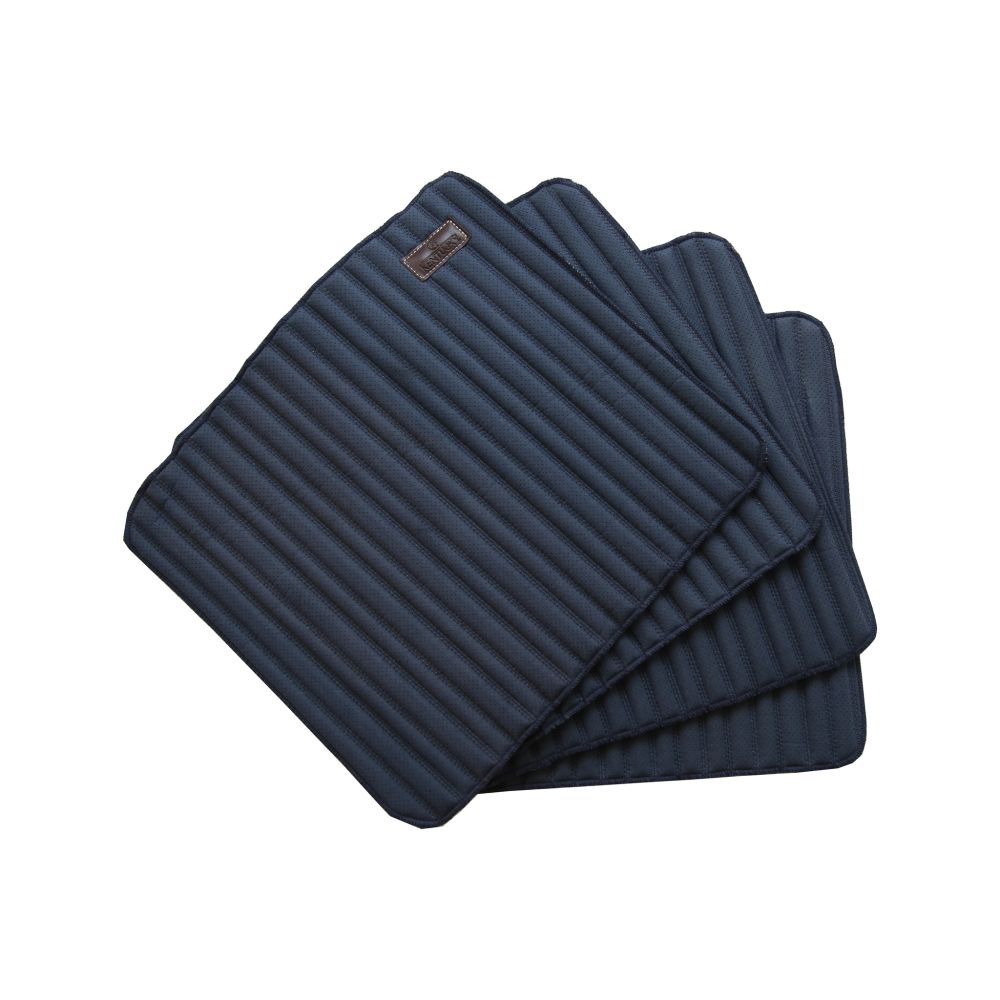 KENTUCKY® HORSEWEAR Bandagierunterlagen Absorb 4er-Set, 45 x 40 cm, schwarz 
