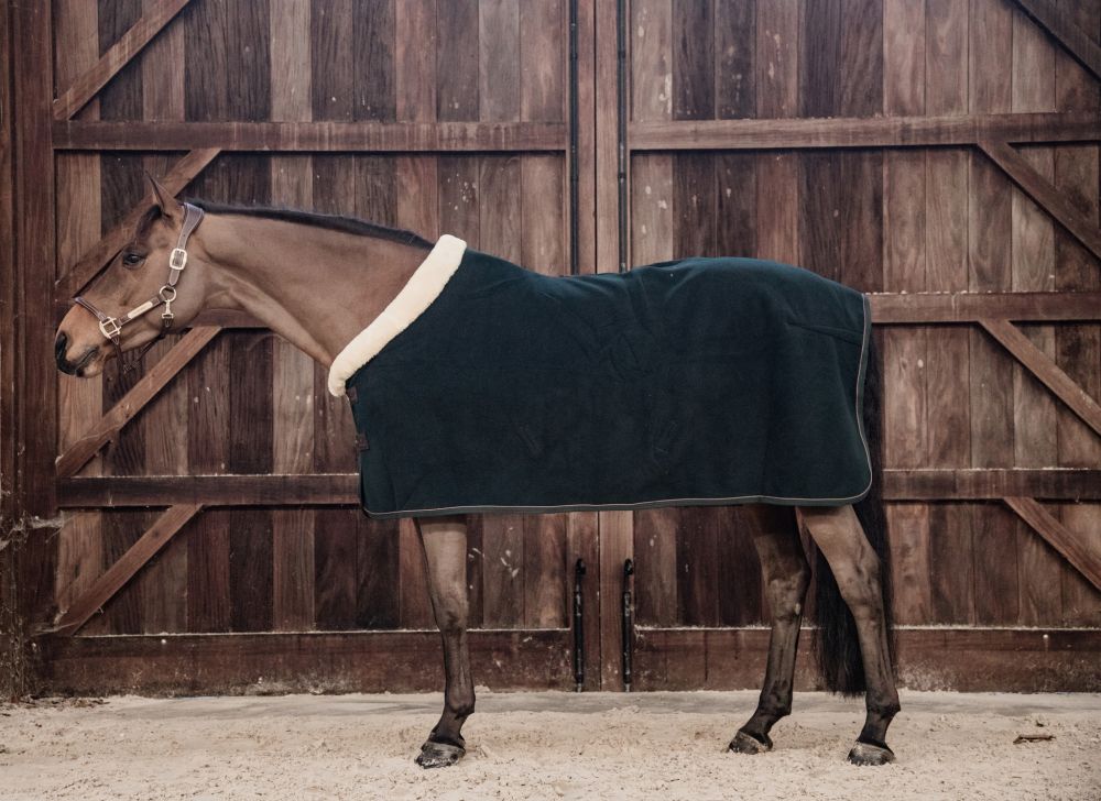 KENTUCKY® HORSEWEAR Turnierabschwitzdecke Heavy Fleece, pinien-grün