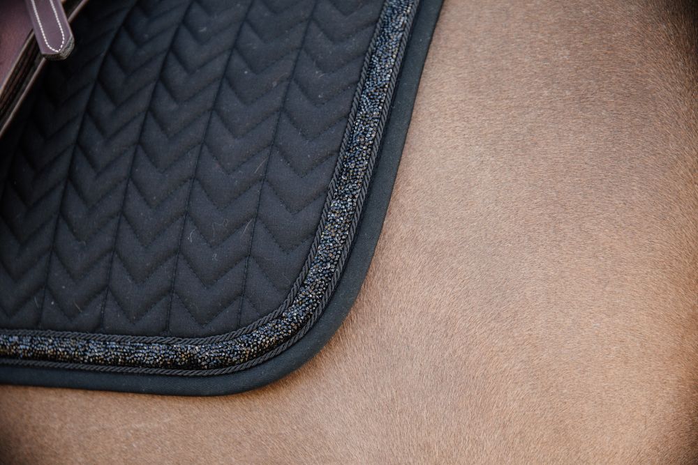 KENTUCKY® HORSEWEAR Schabracke Glitter Stone Springen, schwarz