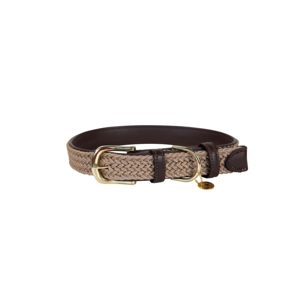 KENTUCKY® DOGWEAR Hundehalsband geflochtenes Nylon, beige