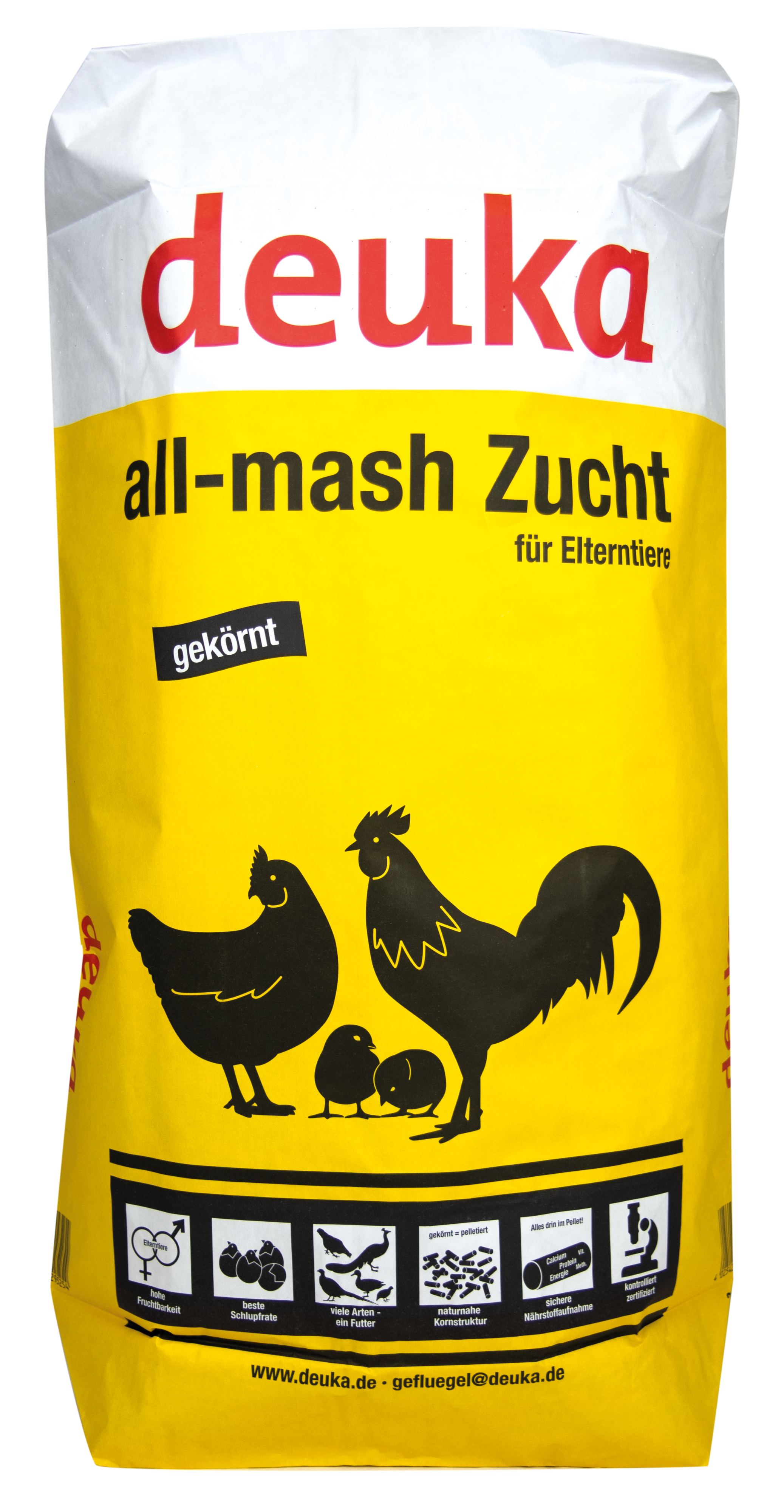 deuka all-mash Zucht, gekörnt - 25 kg