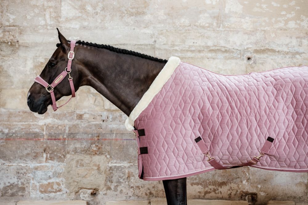 KENTUCKY® HORSEWEAR Turnierdecke Velvet, altrosa