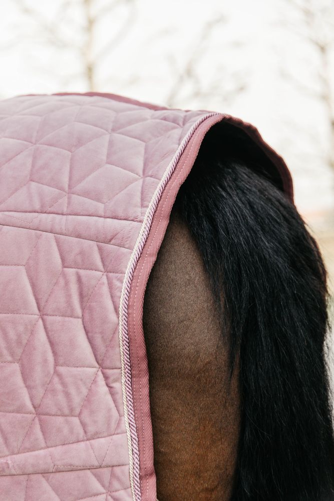 KENTUCKY® HORSEWEAR Turnierdecke Velvet, altrosa