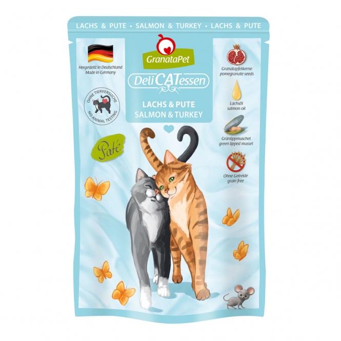 GranataPet Delicatessen Pouch Lachs & Pute 85 g