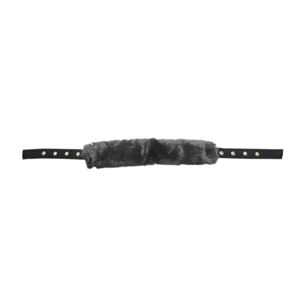 KENTUCKY® HORSEWEAR Genickstück für Lammfell Transport-Halfter, grau