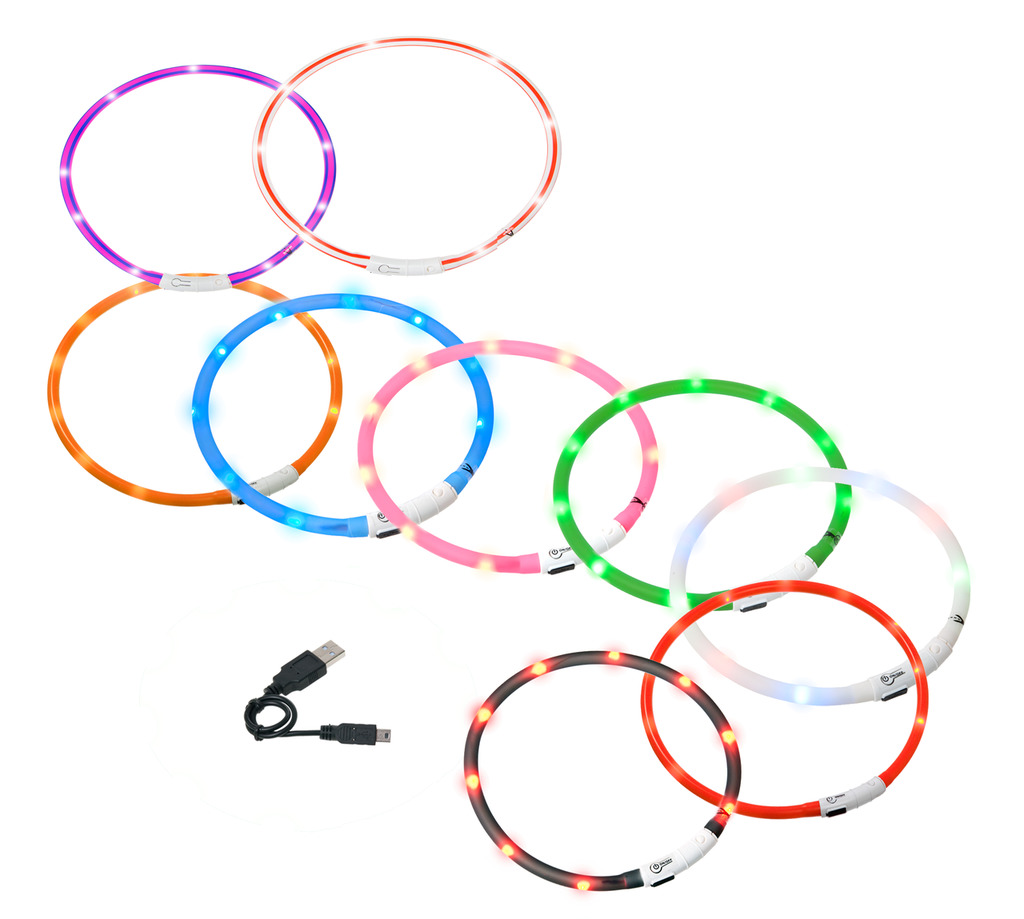 Visio Light LED Schlauchhalsband